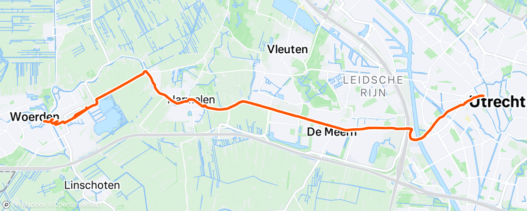 Map of the activity, R2, Frituur, retour