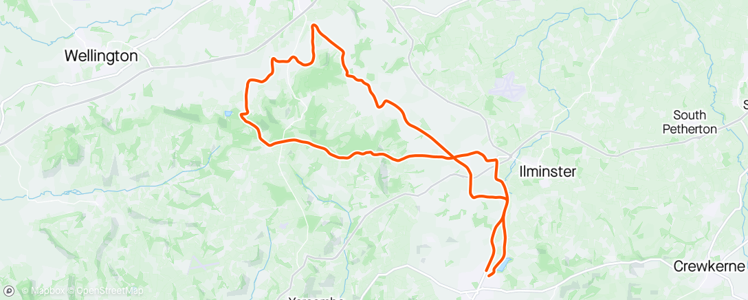 Map of the activity, Blagdon loop