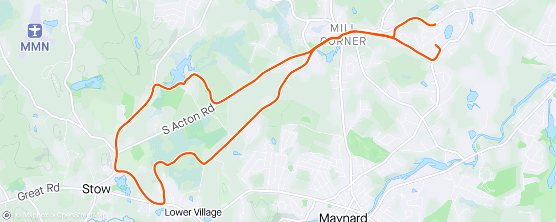 Map of the activity, Perfect running weather