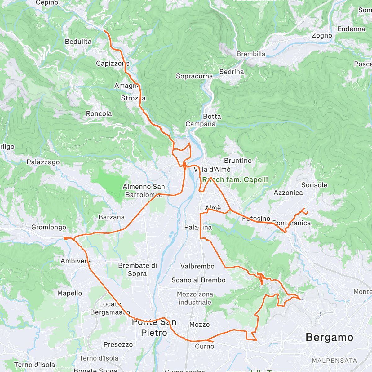 Map of the activity, Last dance