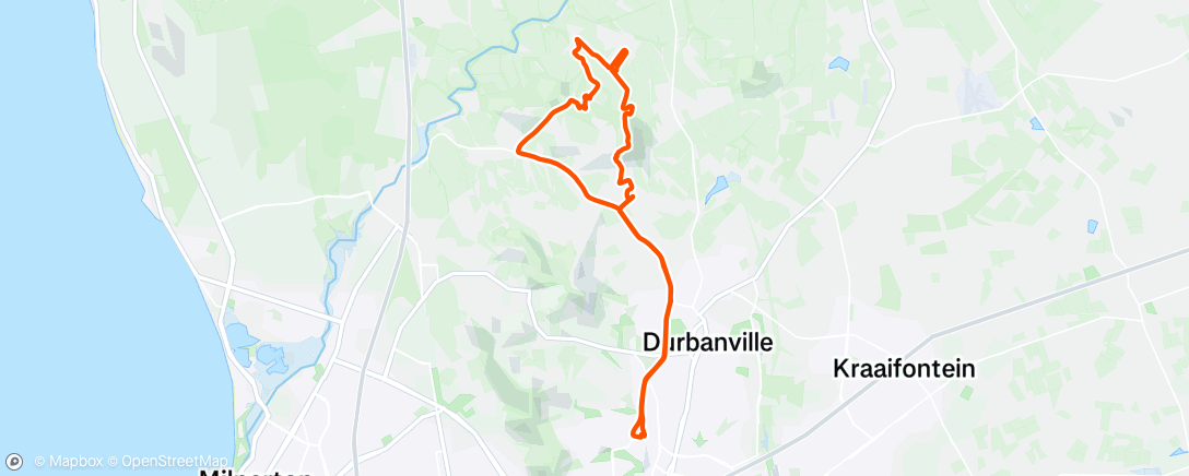 Map of the activity, Morning Mountain Bike Ride