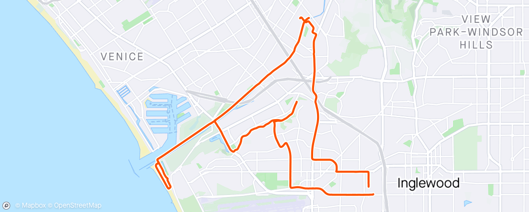 Map of the activity, E-Bike Night Ride