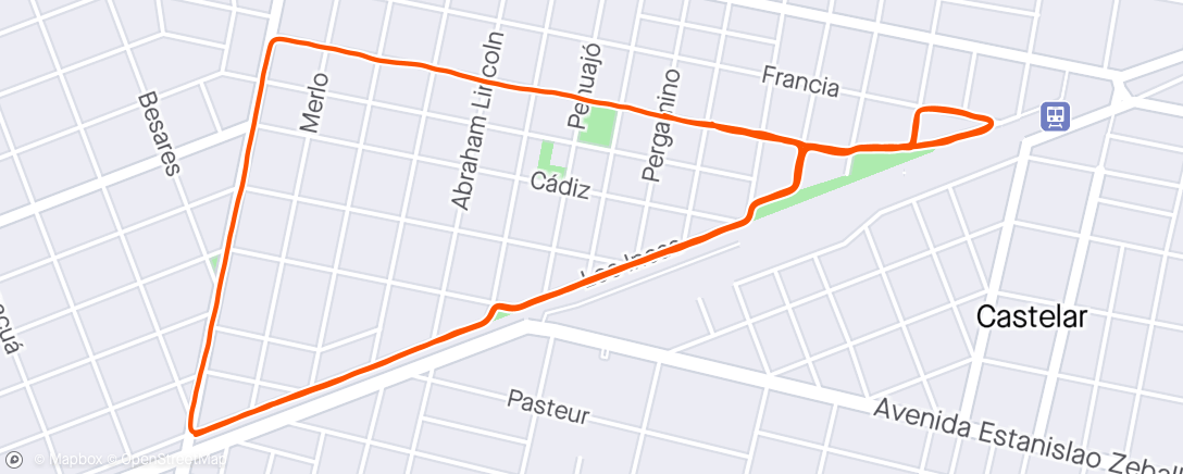 Map of the activity, 🏃🍁🧉Carrera de tarde🐓
