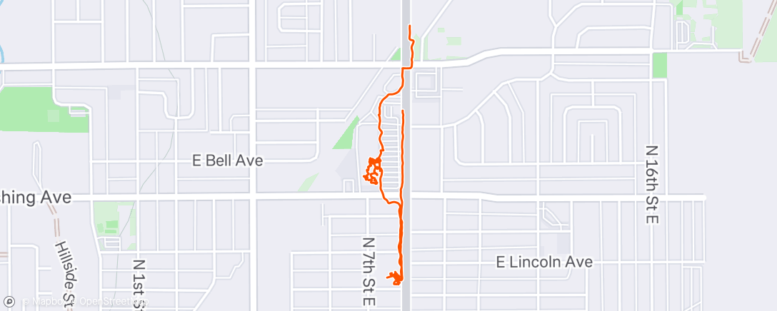 Map of the activity, Riverton