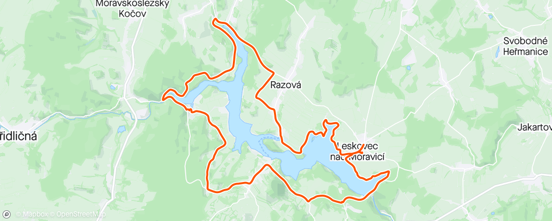 Map of the activity, Zrada