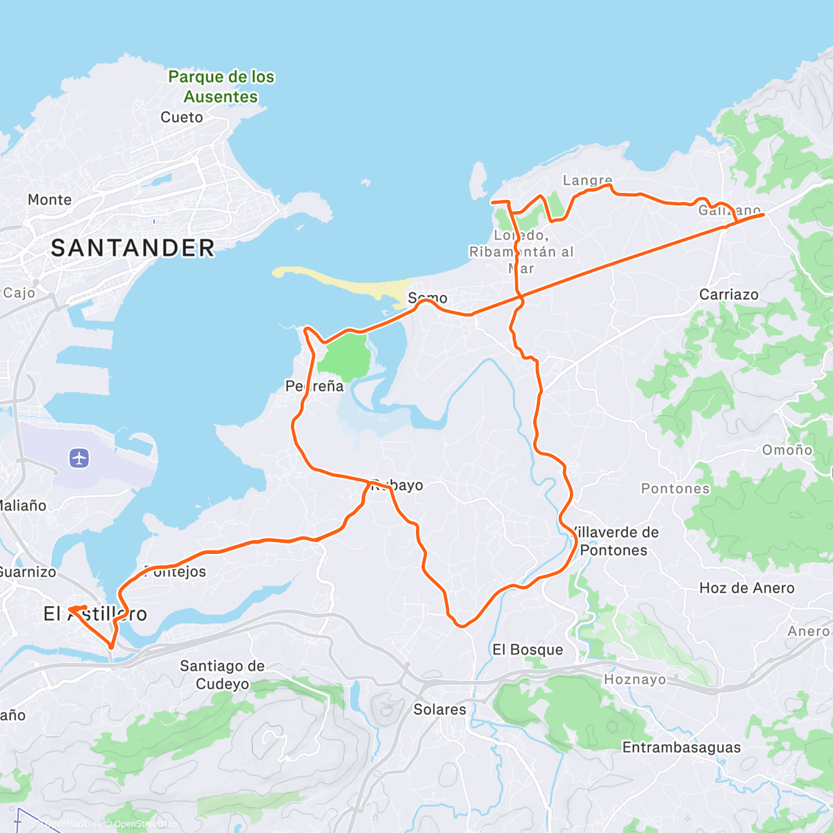 Карта физической активности (No se me ocurre mejor manera de combatir una Gripe A)