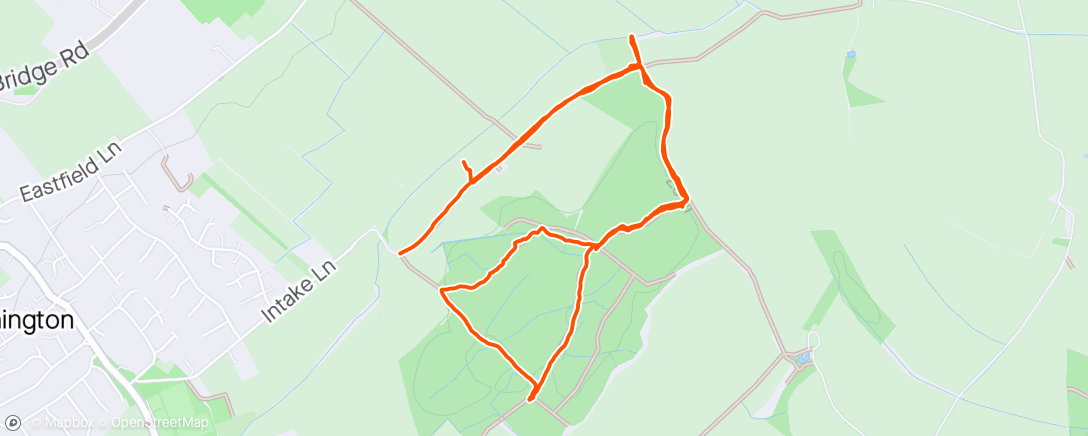 Map of the activity, Afternoon Walk in Hagg Woods Dunnington 19c and no rain Amazing!!