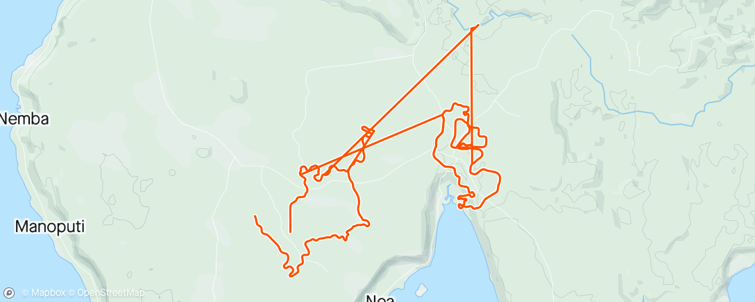 Mapa da atividade, Zwift - Pacer Group Ride: Island Hopper in Makuri Islands with Miguel