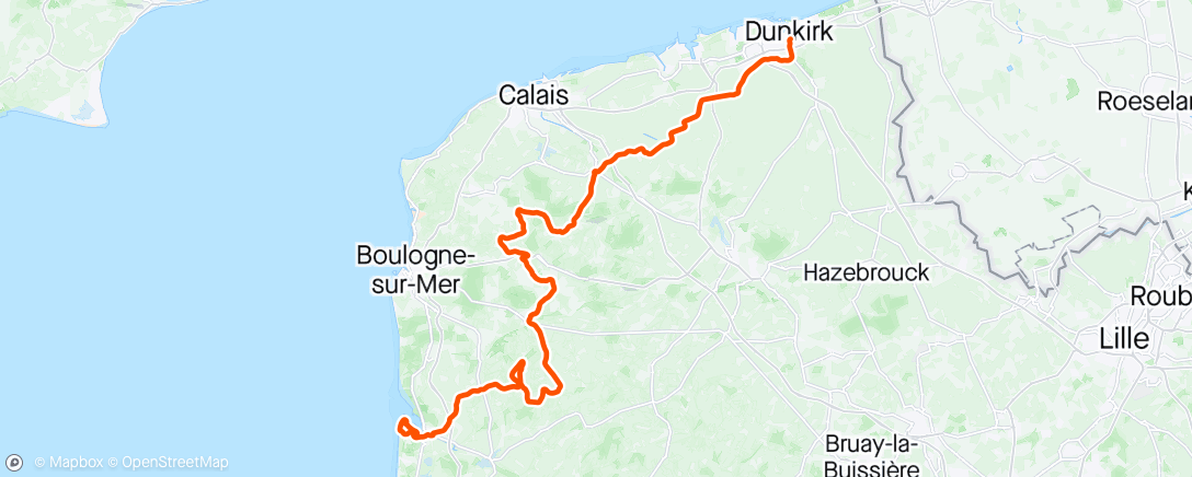 Map of the activity, 4 jours de Dunkerque #1