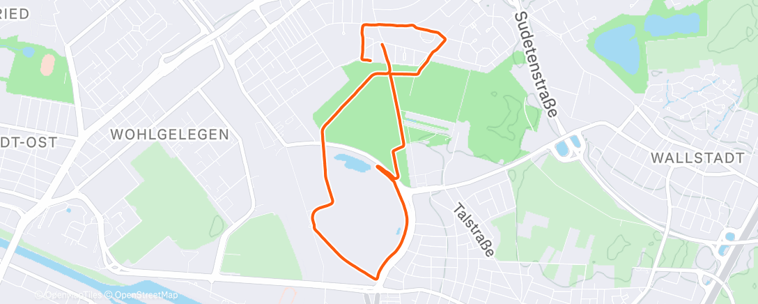 Карта физической активности (Corrida matinal)