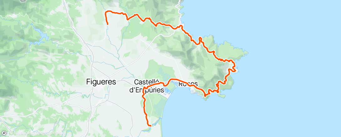 Map of the activity, Catalunya Trail bikepacking 2/8
