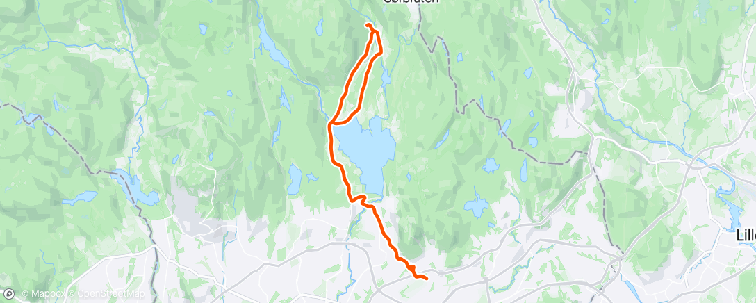 Map of the activity, Maridalen circle
