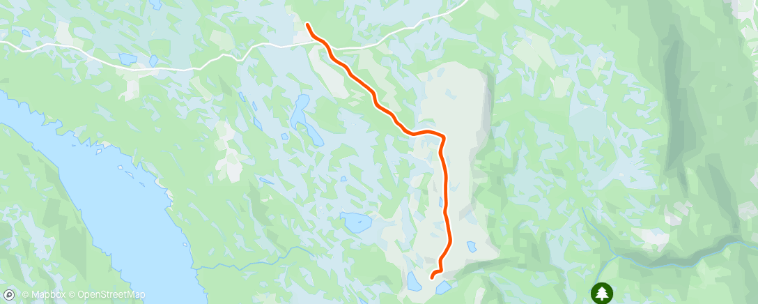Map of the activity, Nydelig dag i fjellet!