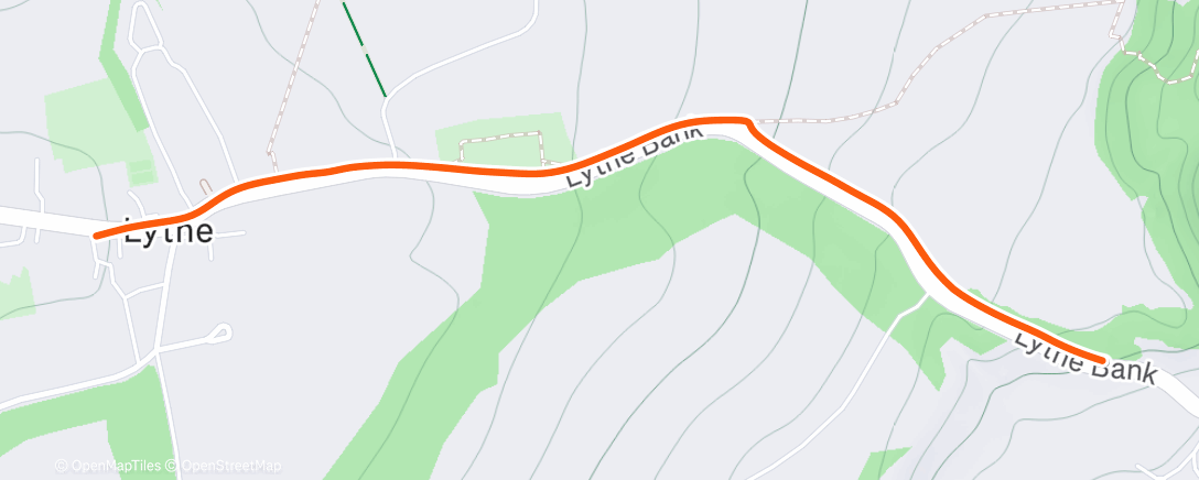 Map of the activity, Morning Workout