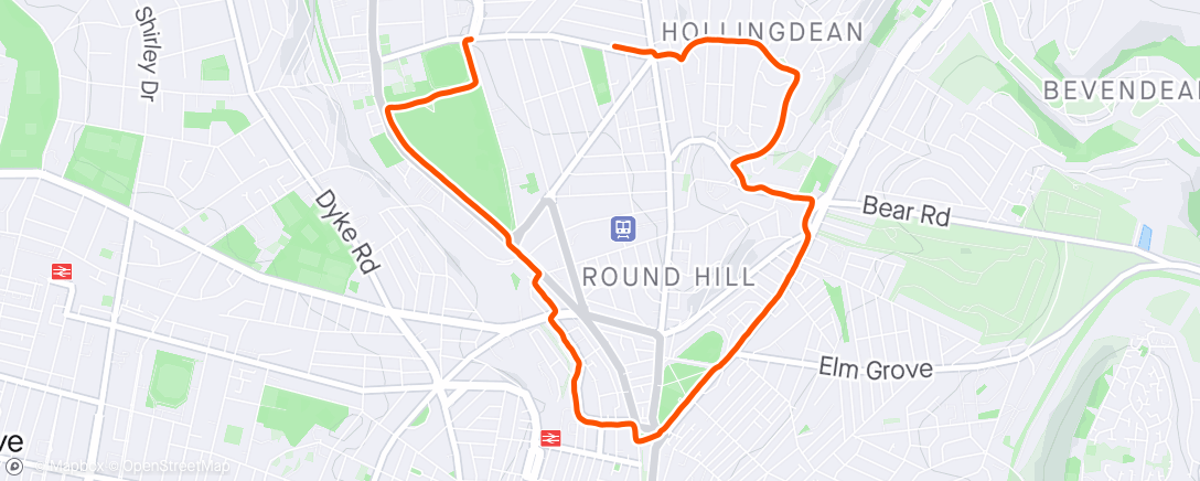 Map of the activity, 6km Easy Run with Runna ✅