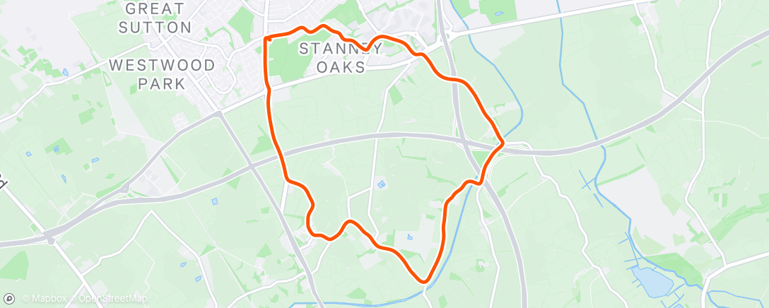 Map of the activity, Croughton and the Severn sisters clubrun