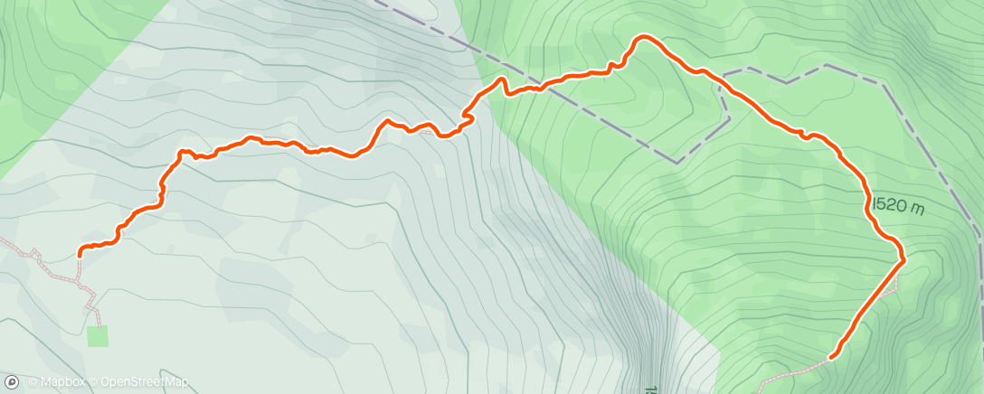 Map of the activity, Trekking to Agasthyarkoodam Mountain from base camp