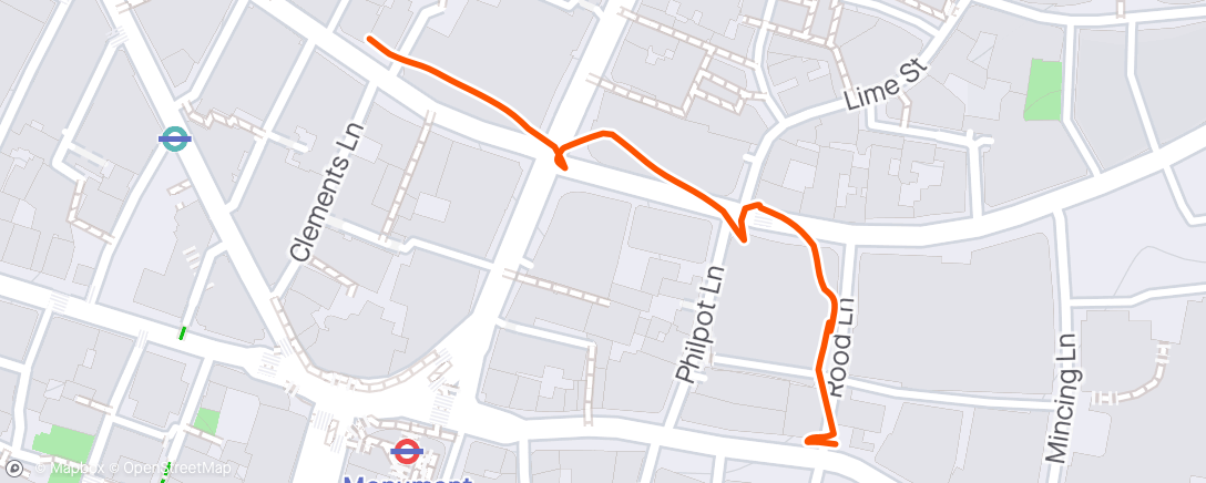 Carte de l'activité 🌧 London, England Afternoon Walk