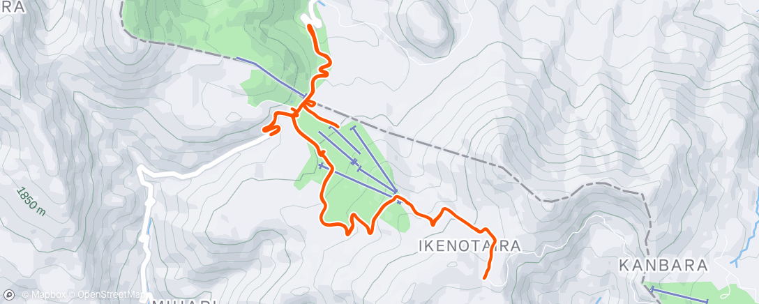 Map of the activity, 朝のライド