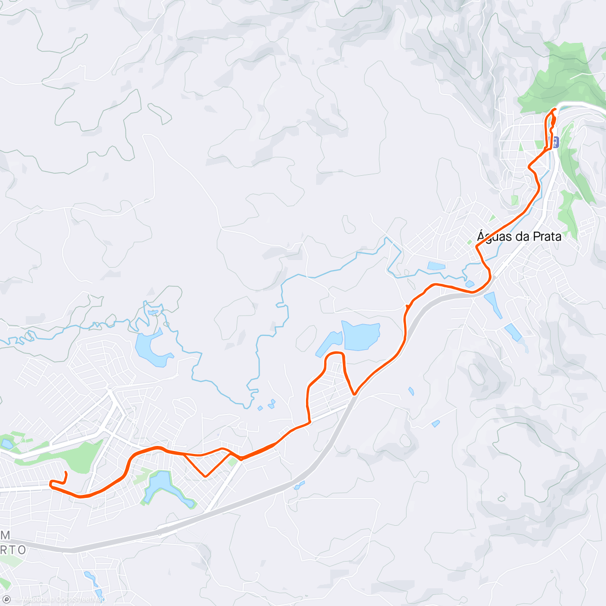 Map of the activity, Pedalzinho Tour Orata