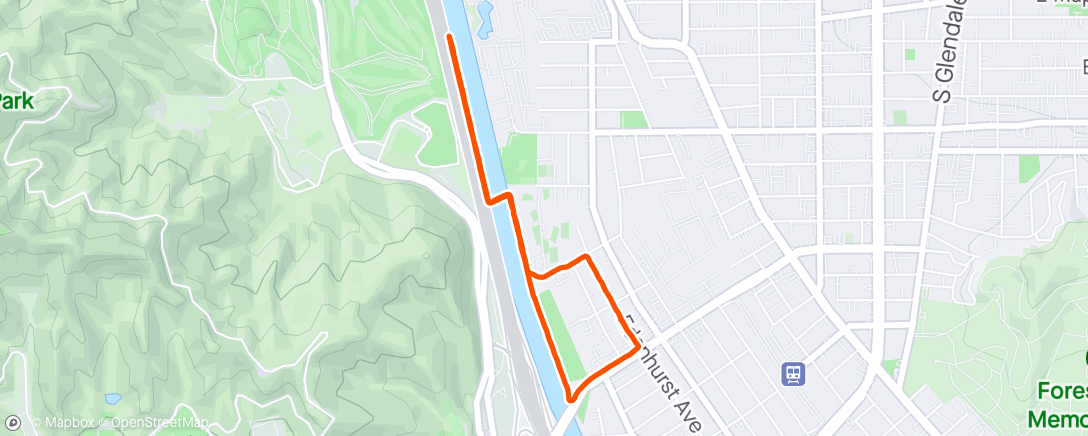 Map of the activity, long run 2