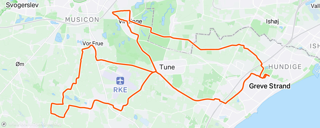 Mapa de la actividad (Morning Ride)