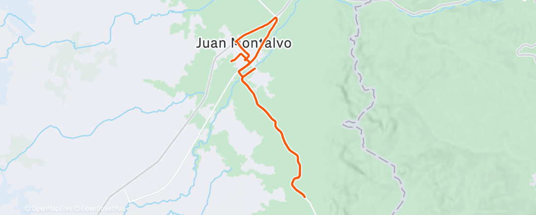 Map of the activity, Ratoneando