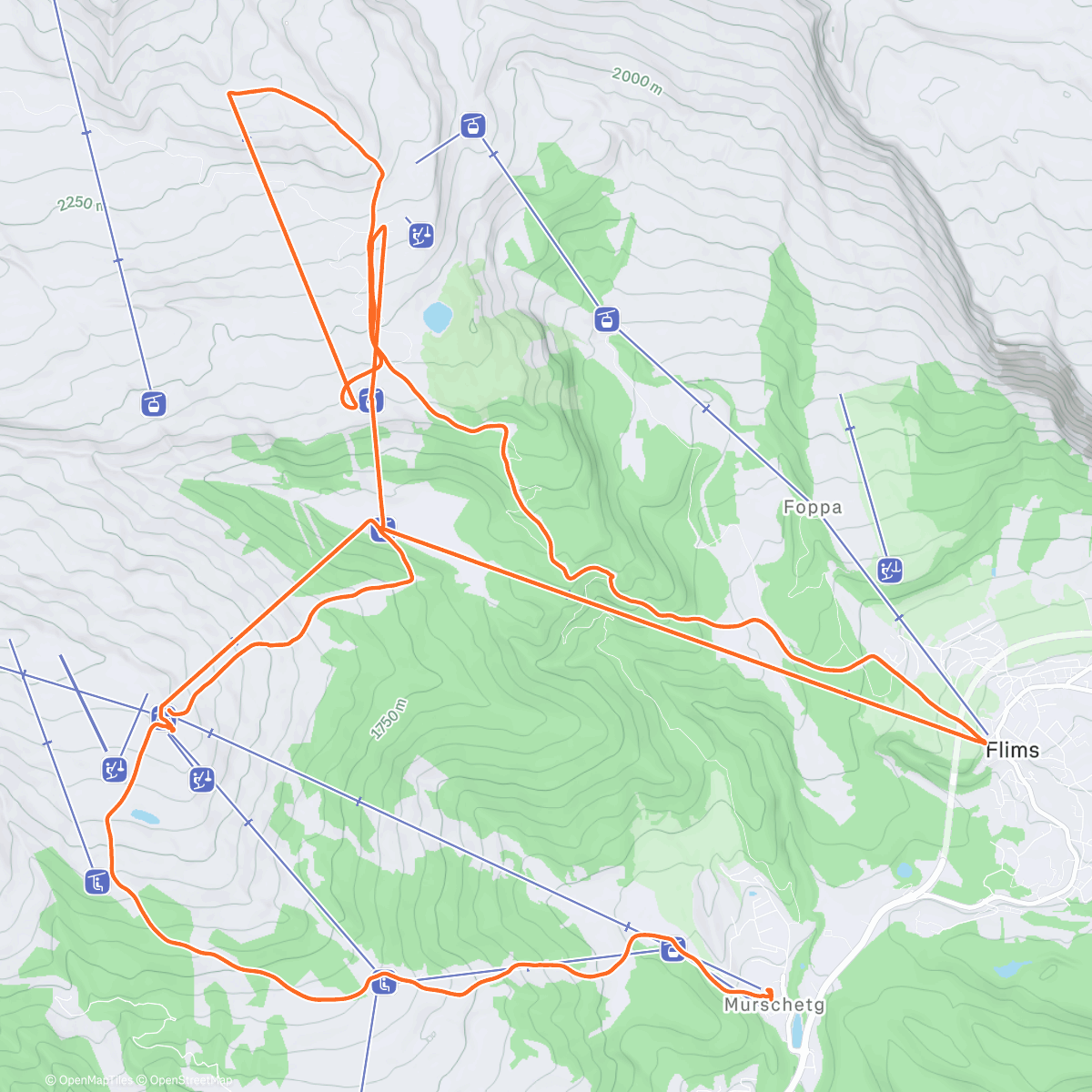 Map of the activity, Coffee on the mountain