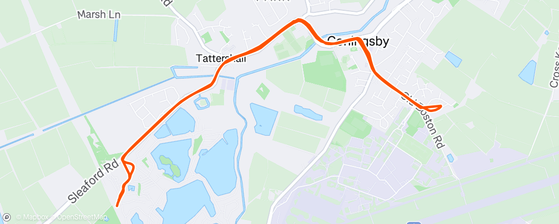 Map of the activity, Afternoon Ride