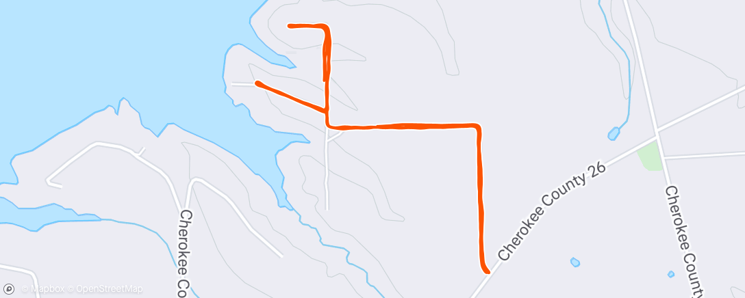 Map of the activity, Morning Walk
