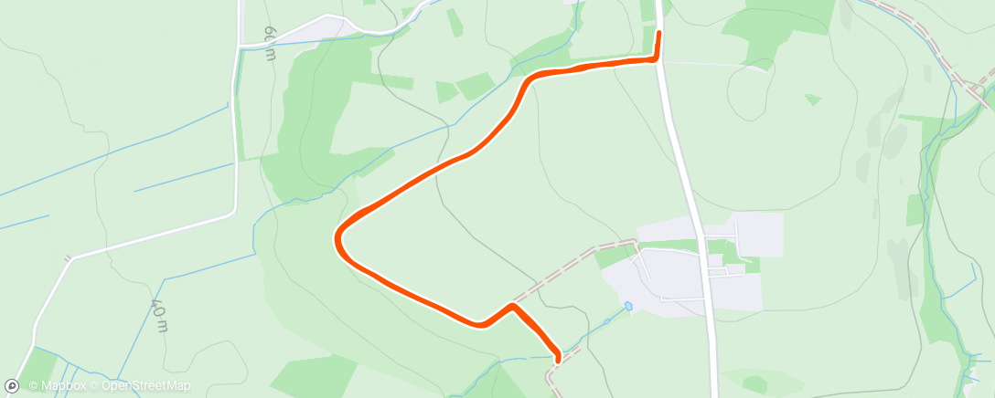 Map of the activity, Morning Run