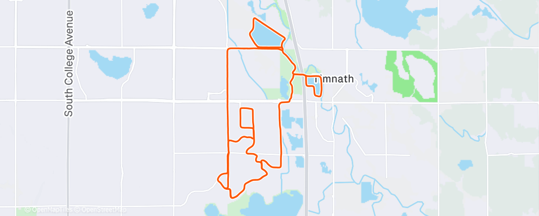 Map of the activity, Long Run