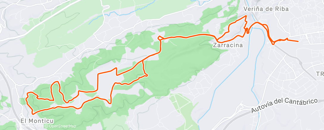 Map of the activity, Metesaca por el Areo 🌬️🍃