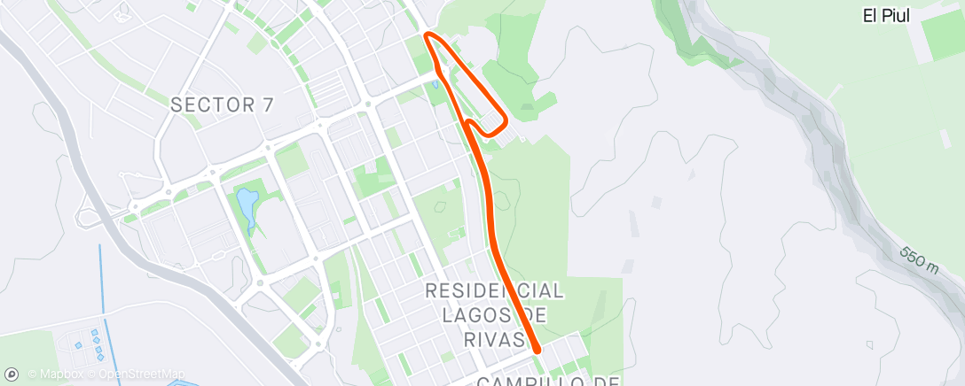 Map of the activity, Rivas