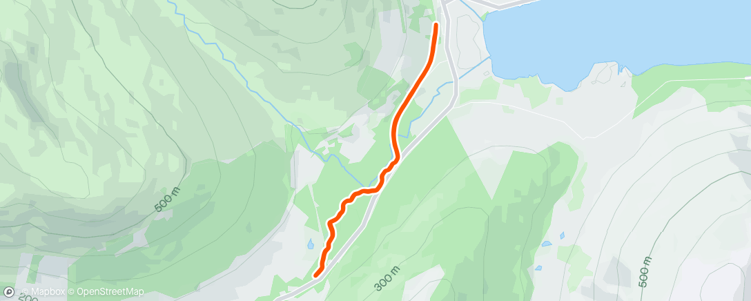 Map of the activity, An absolutely beautiful morning ☀️ 
Easy Z1 run - Testing the knee out again and it felt loads better, just a minor sensation of tightness in it and legs felt fairly tight after several days of just dog walks.