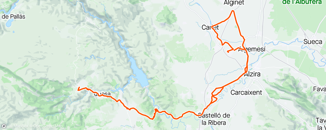 Map of the activity, BICORP 🚵‍♀️