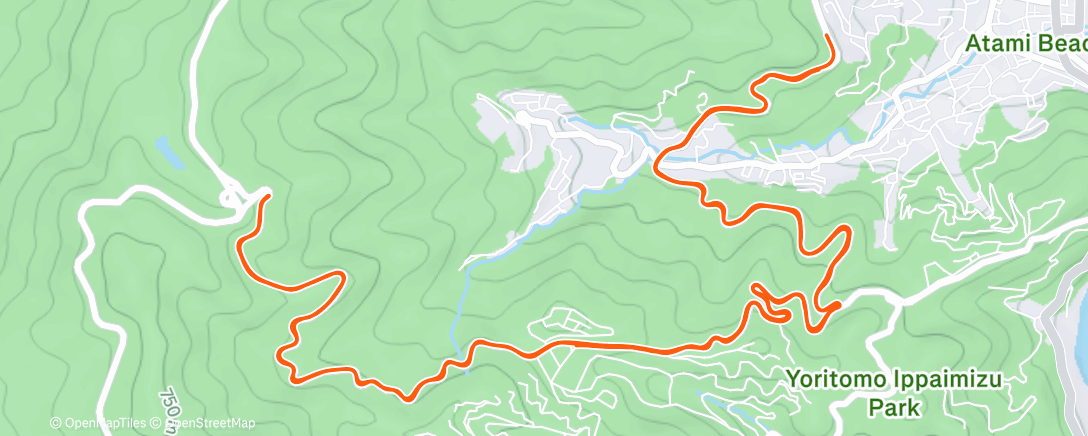 Map of the activity, 朝のライド