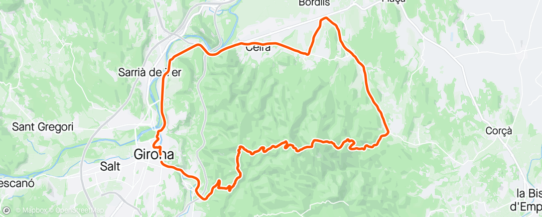 Map of the activity, Pre Catalunya