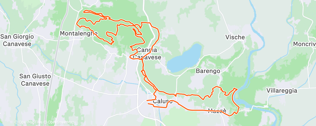 Map of the activity, MTB 😎