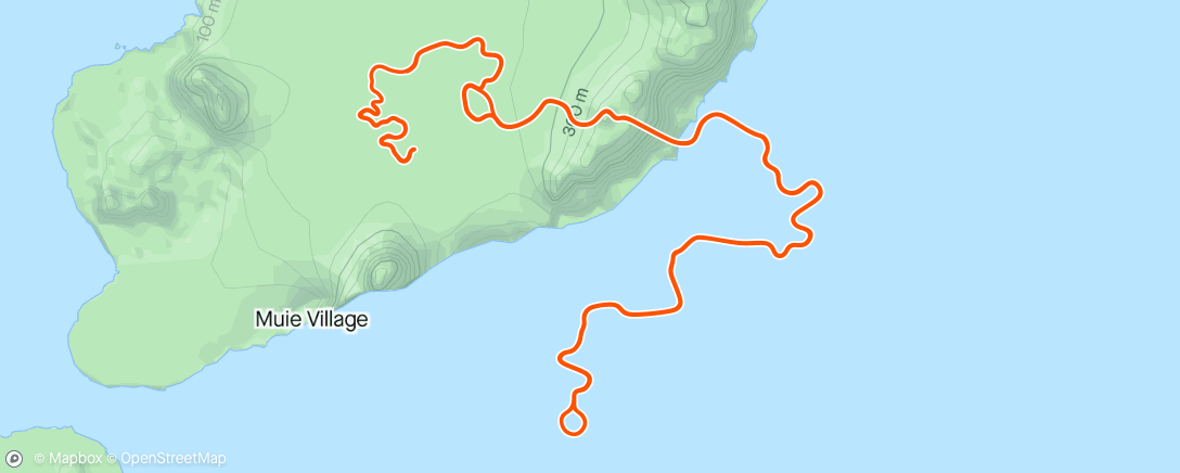 Map of the activity, Low endurance