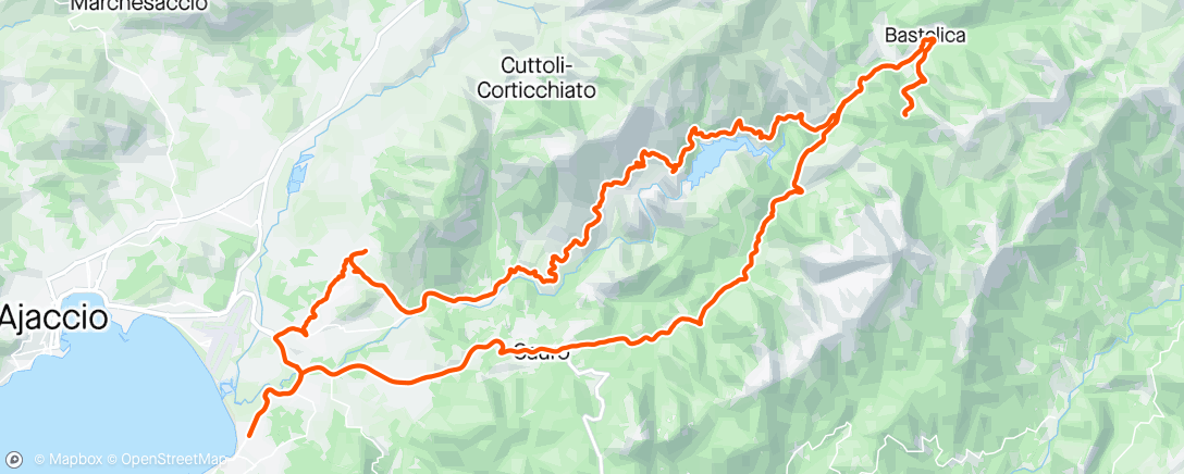 Karte der Aktivität „Corse # 8 (CCC : R3 - 8 cols) avec Pascale”