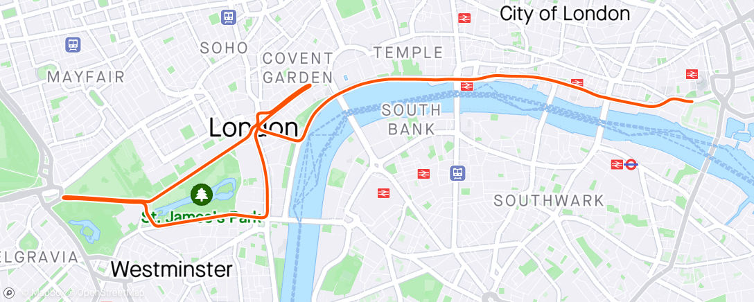 Karte der Aktivität „Zwift - Race: Stage 5: Lap It Up - London Classique (B) on Classique in London”