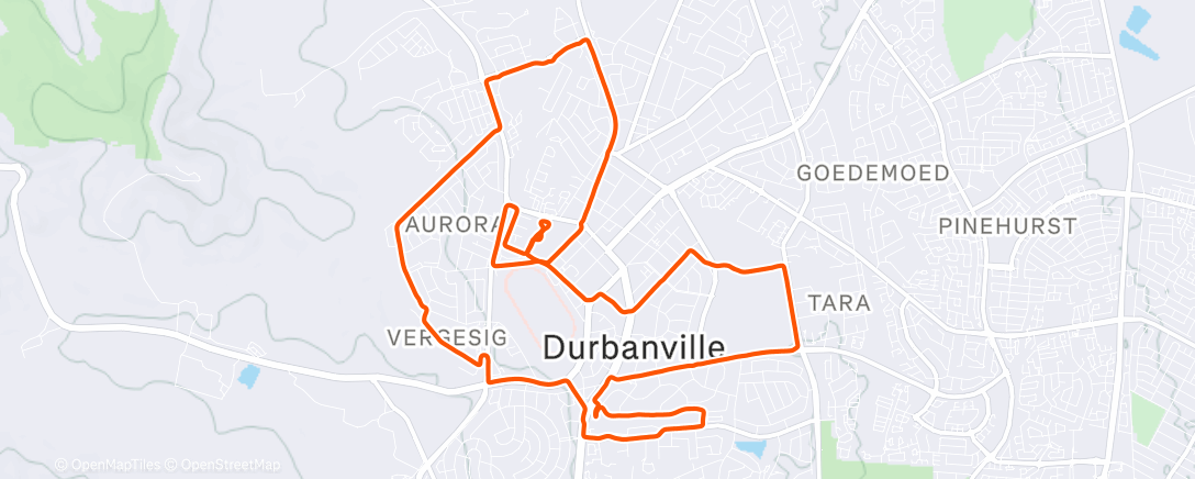 Map of the activity, Deurmekaar Lange
