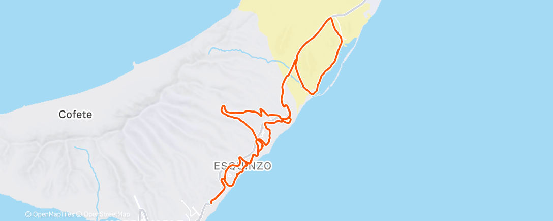 Карта физической активности (Volcano Bike / Mal Nombre Tour)