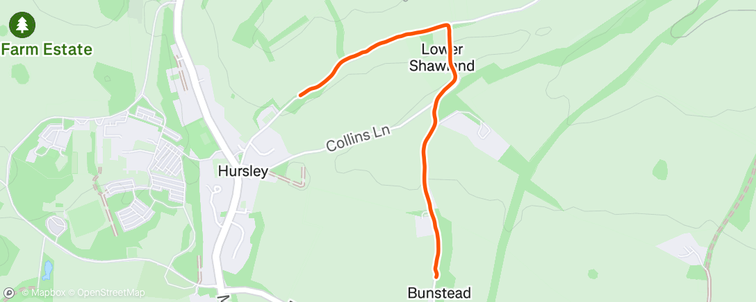 Map of the activity, Warm up