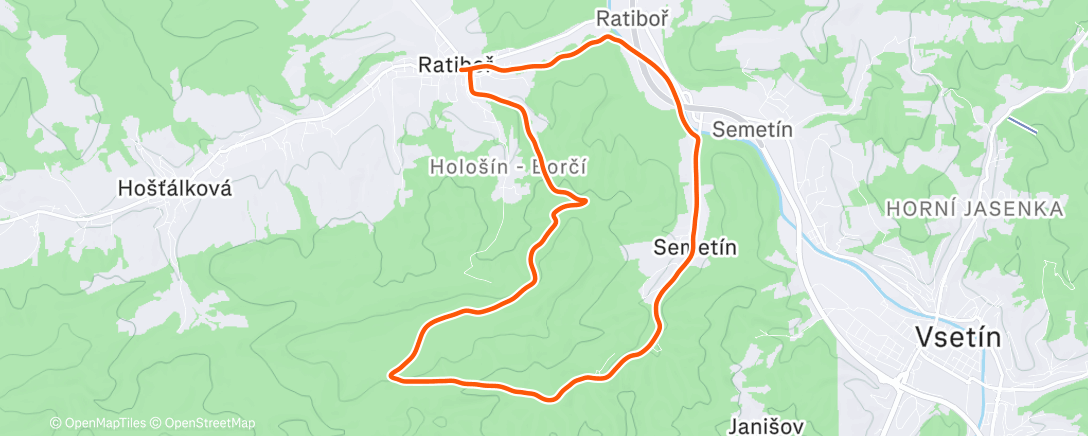 Карта физической активности (Pod Drastihlavu)