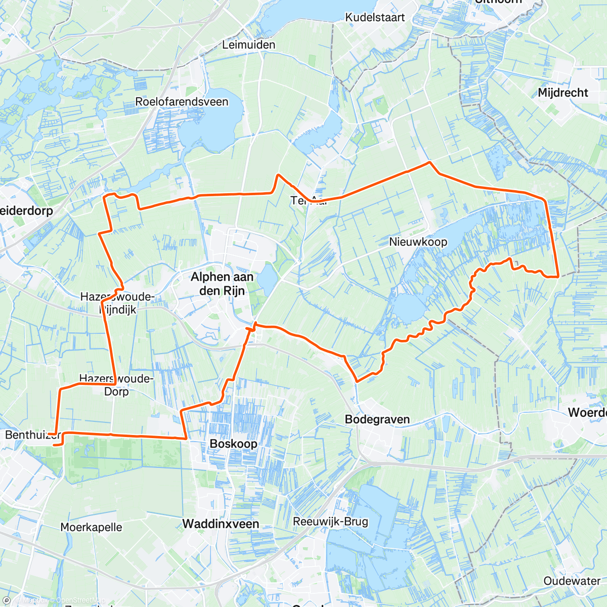 Map of the activity, Rondje Meije 🚴