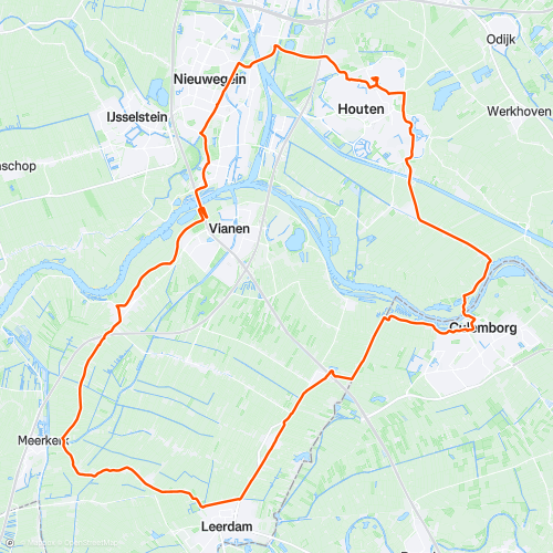 Rondje Meerkerk - Culemborg | 57.3 km Road Cycling Route on Strava