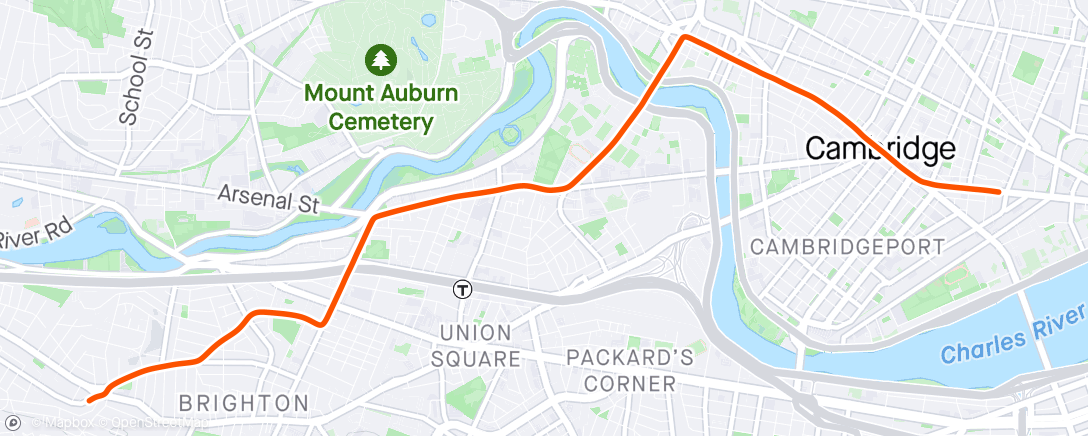 Map of the activity, Morning Ride