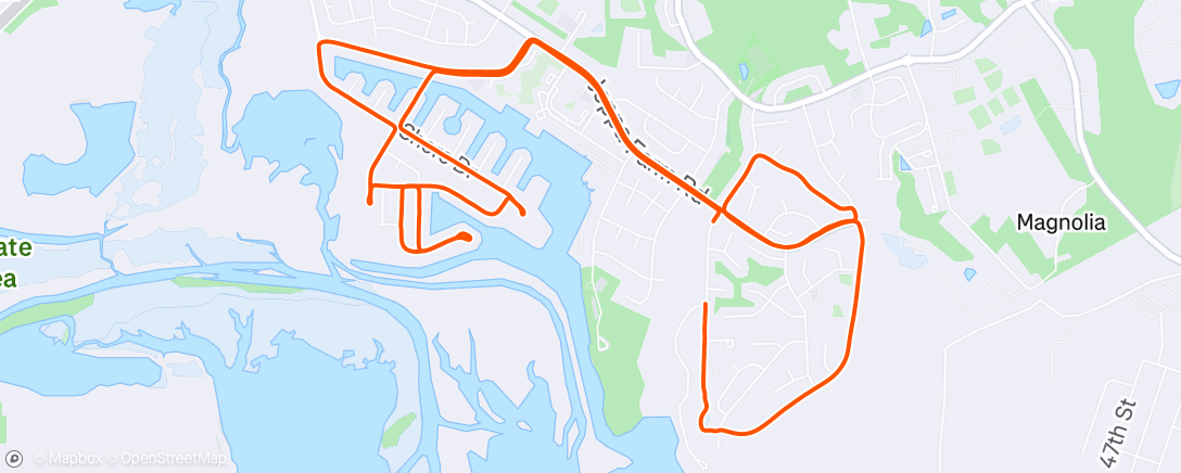 Map of the activity, New tire new stem angle woop